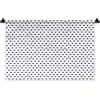 Anker - Hart - Blauw - Wit Wandkleed katoen klein 269 -zz3d