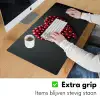 Kersen - Hart - Rood - Zwart Muismat XXL klein -sfeer3