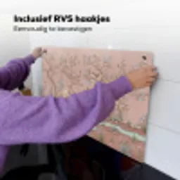 Nostalgisch - Reigers - Roze Inductie beschemer met haakjes klein -ky-ophangen-nl