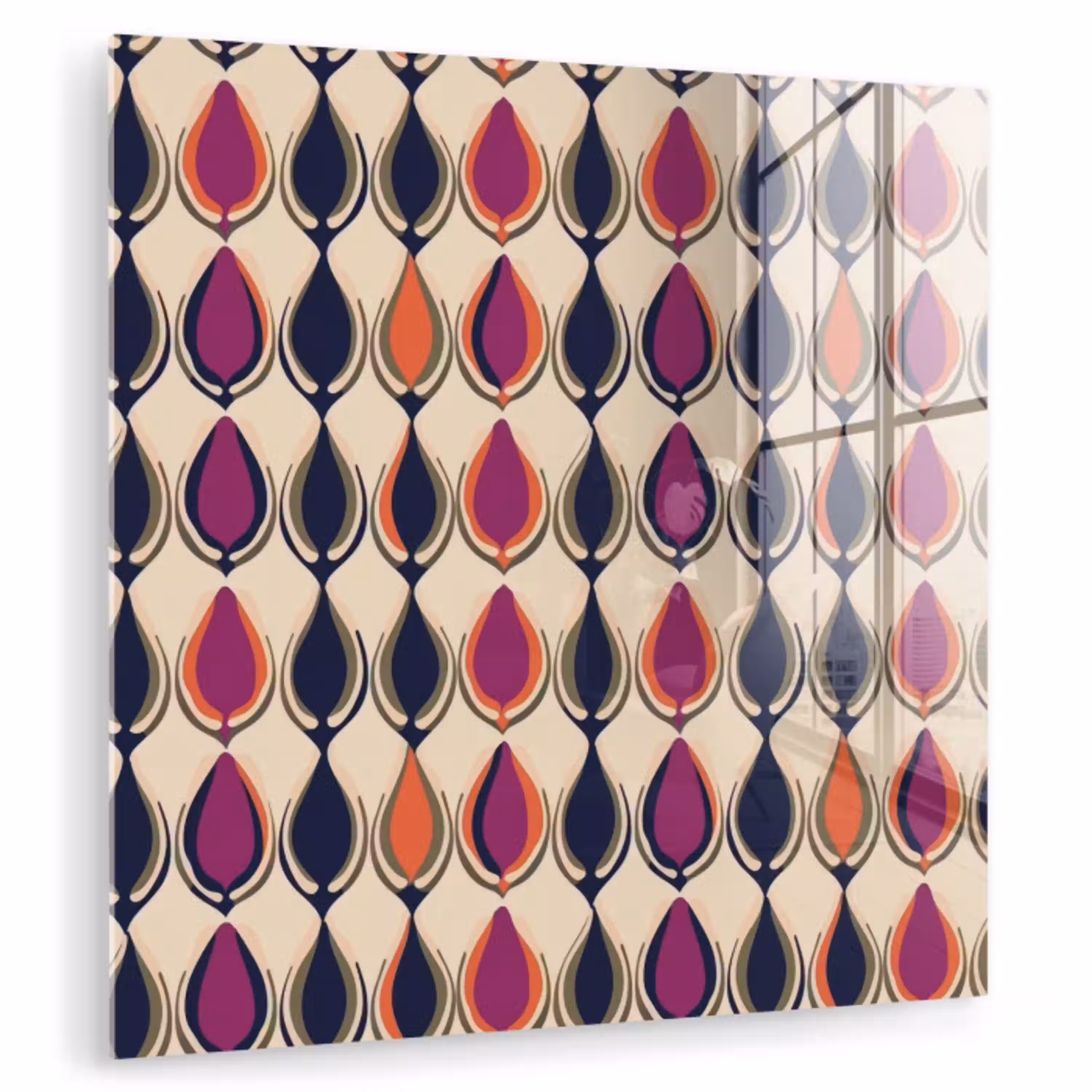 Vintage - Retro - Kleurrijk plexiglas 5mm klein 11 -zzzproduct_nieuw