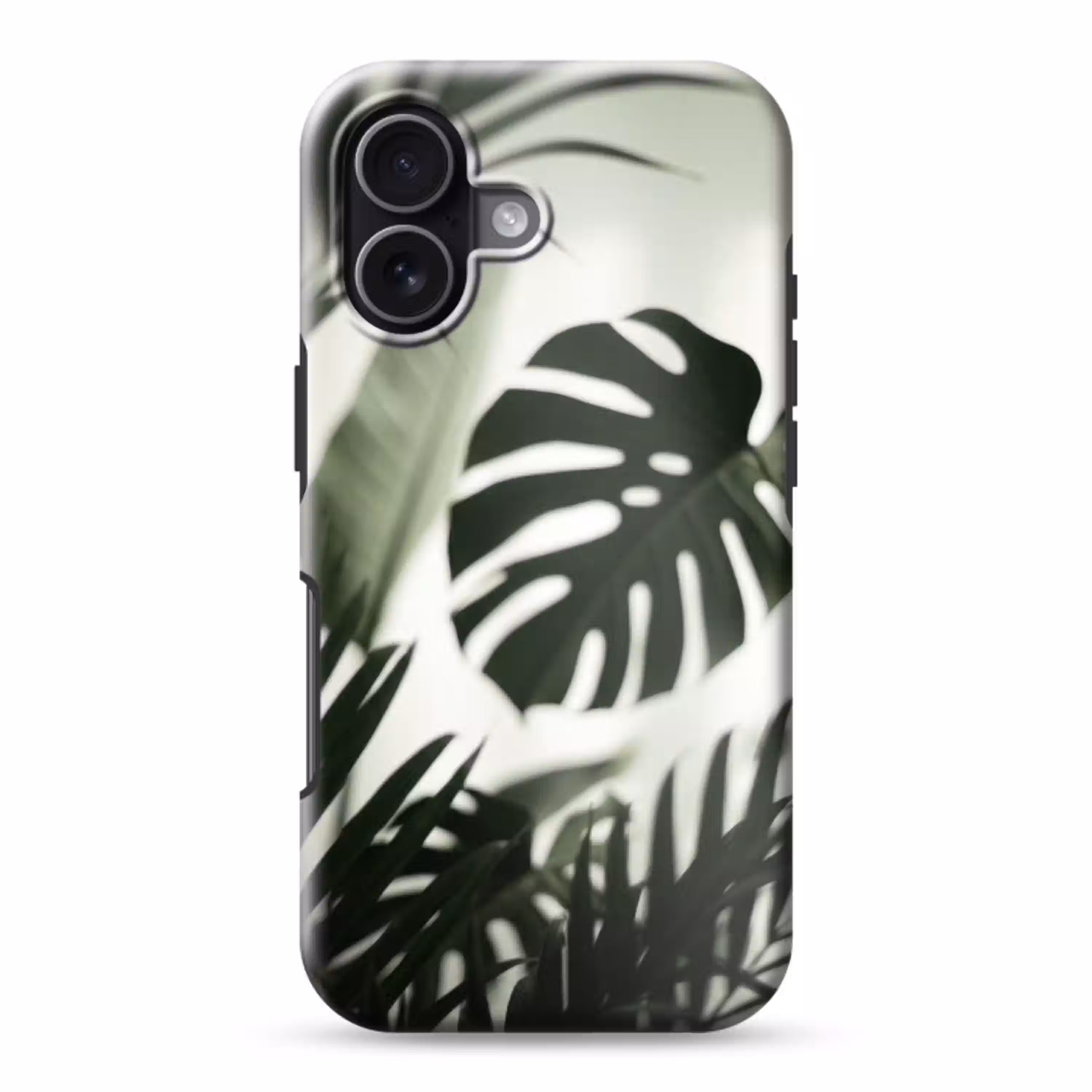 Planten - Bladeren - Natuur - Minimalistisch - Groen Toughcase MagSafe Apple iPhone 17 klein -3d