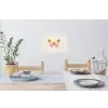 Vlinder - Illustratie - Roze Muursticker klein -eettafel