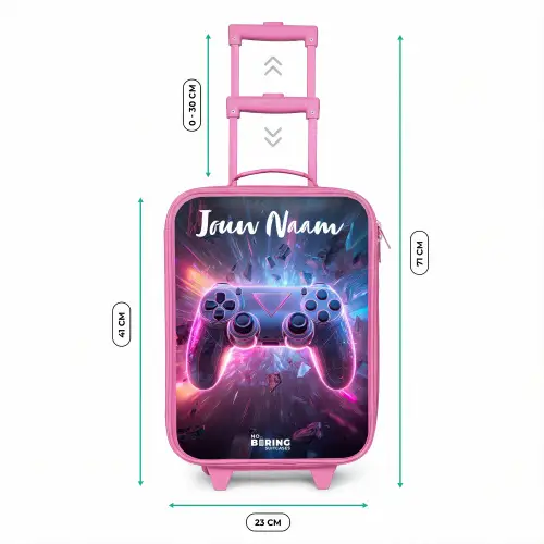 Controller - Neon - Game Kinderkoffer - Roze klein -productfoto_formaten