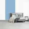 Blauw - Wit - Lijnen - Patroon fotobehang vinyl groot 64 -slaapkamer