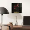Rode - Bloemen - Vaas plexiglas 5mm klein -sfeer6