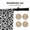 Koe - Vlekken - Patroon - Zwart Wandkleed katoen klein 269 -sfeer2