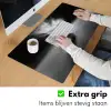 Golfbal - Wazig - Zwart Muismat XXL klein -sfeer3