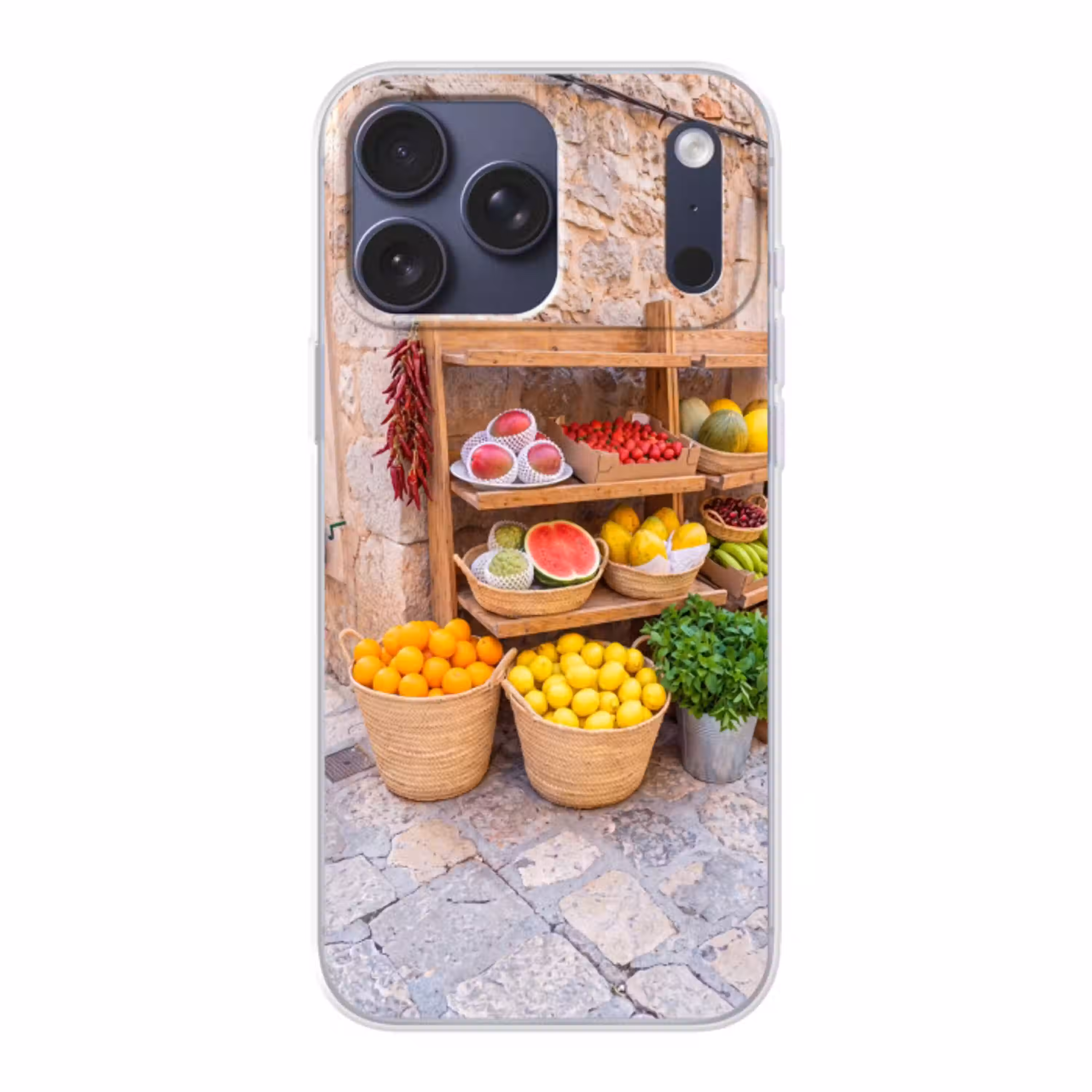 Fruit - Markt - Vers Telefoonhoesje iPhone 17 Pro Max klein -3d