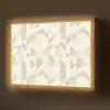 Modern - Abstract - Beige Light Box met batterij (Wandlamp) middel 907 -z3d_website