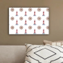 Nautisch - Klassiek - Rood canvas 2cm klein 34 -sfeer3