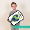 Voetbalvibes - Verf - Groen - Blauw Kinderkoffer - Zwart klein -sfeer4_NL