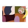 Vormen - Abstract - Kleuren - Vierkant Placemat vinyl groot -zzzproduct_Kitchenyeah-website