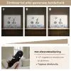 Waterverf - Planeten - Sterren - Raket Light Box met batterij (Wandlamp kind) middel -USP_dimbaarNL