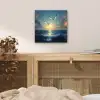 Meeuwen - Zee - Wolken -Blauw aluminium wit klein -sfeer3
