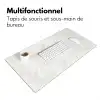 Beige - Marmer - Aders Muismat XXL klein 681 -zsfeer4_frans