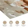 Vrouw - Verf - Abstract - Beige - Modern poster papier klein -closeup_NL