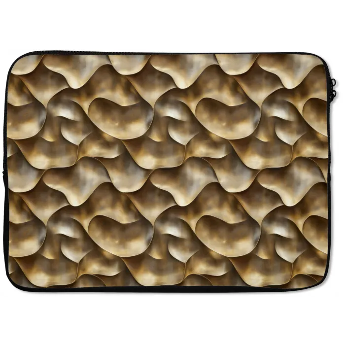 Abstract - Antiek - Goud laptophoes neopreen klein 279 -zkaufland3dotto