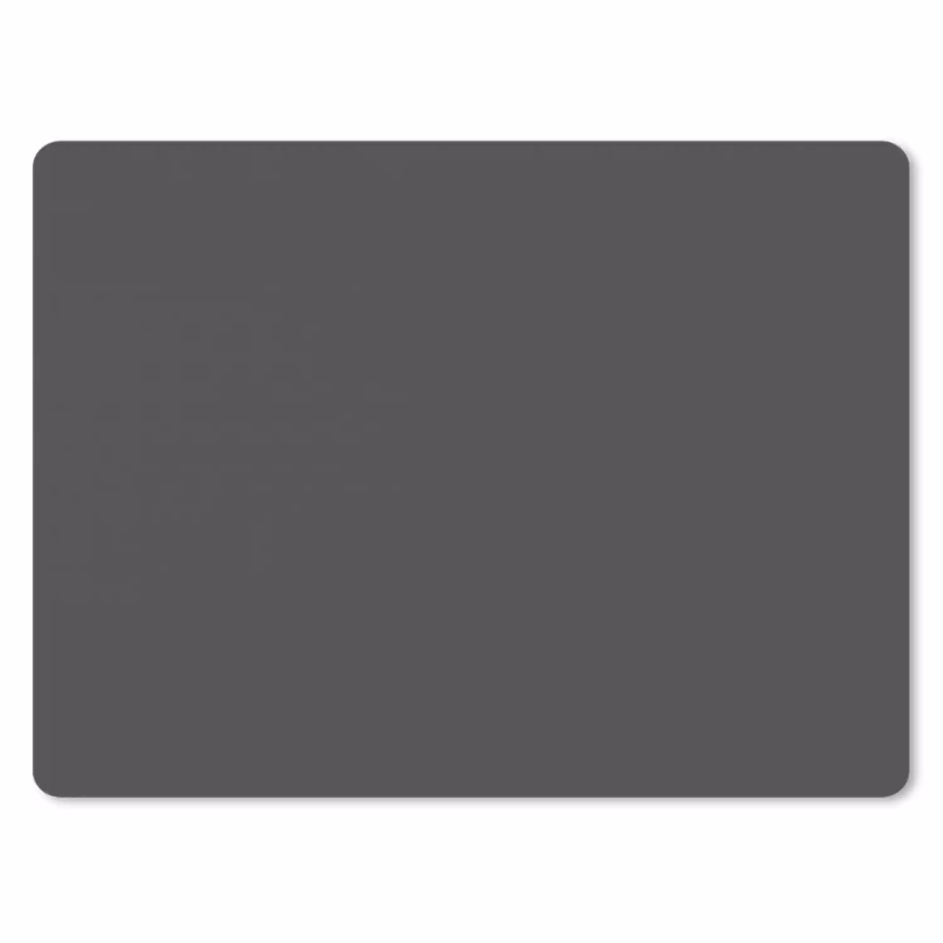 Charcoal - Grijs- Grey muismat rubber klein 262 -3d