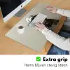 Kokskleding - Zwart - Hondje Muismat XXL klein -sfeer3