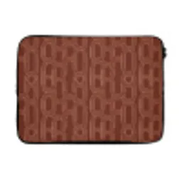 Abstract - Textuur - Bruin laptophoes neopreen klein 279 -3d