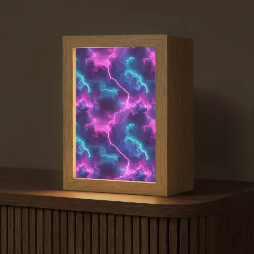Elektrisch - Neon - Lucht Light Box met kabel (Tafellamp) klein 925 -z3d_website