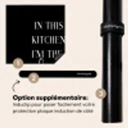 Keukenkoningin Inductie beschermer vinyl 3mm middel -zzzzzzz-induclip_FR
