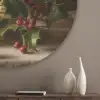 Kaarslicht - Kerst - Veelkleurig Akoestische PET Vilt - Rond klein -sfeer5_closeup