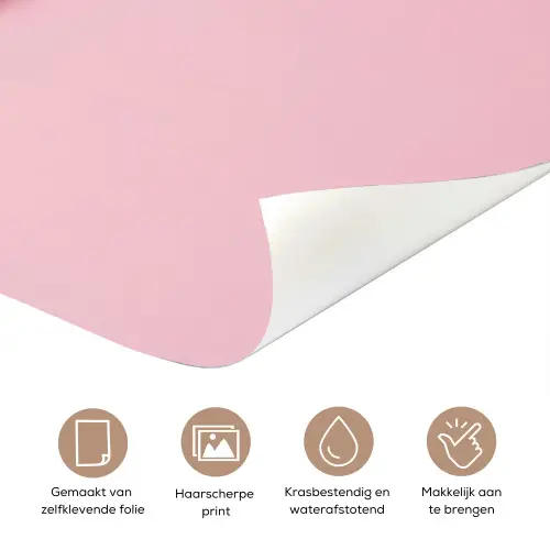Disco - Kersen - Roze deurposter klein -closeup_NL