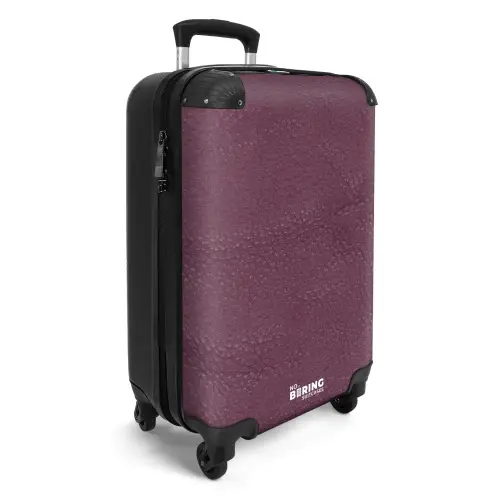 Lederen look bessen paars NBS - Handbagage koffer - Kinderen Unisex middel -productfoto_3d