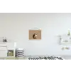 Egel - Snuitje - Bruin - Stekels textielposter latten blank klein -kinderkamer