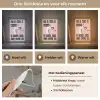 Zwaan - Vogel - Decoratie - Roze Light Box met kabel (Wandlamp) klein -USP_lichtkleurNL