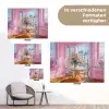 Pink - City - Bloemen tuinposter los doek klein -Xsfeer9_DE