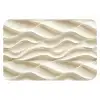 Lijnen - Golvend - Crème WCmat klein 1009 -3d