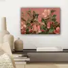 Kolibries - Bloemen - Groen - Roze canvas 2cm klein -sfeer6