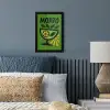 Mojito - Cocktail - Citroen - Groen fotolijst zwart zonder passe partout klein -sfeer3