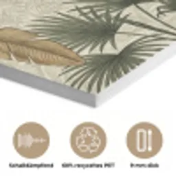 Papagaaien - Jungle - Tropisch - Green PET vilt klein -closeup_DE