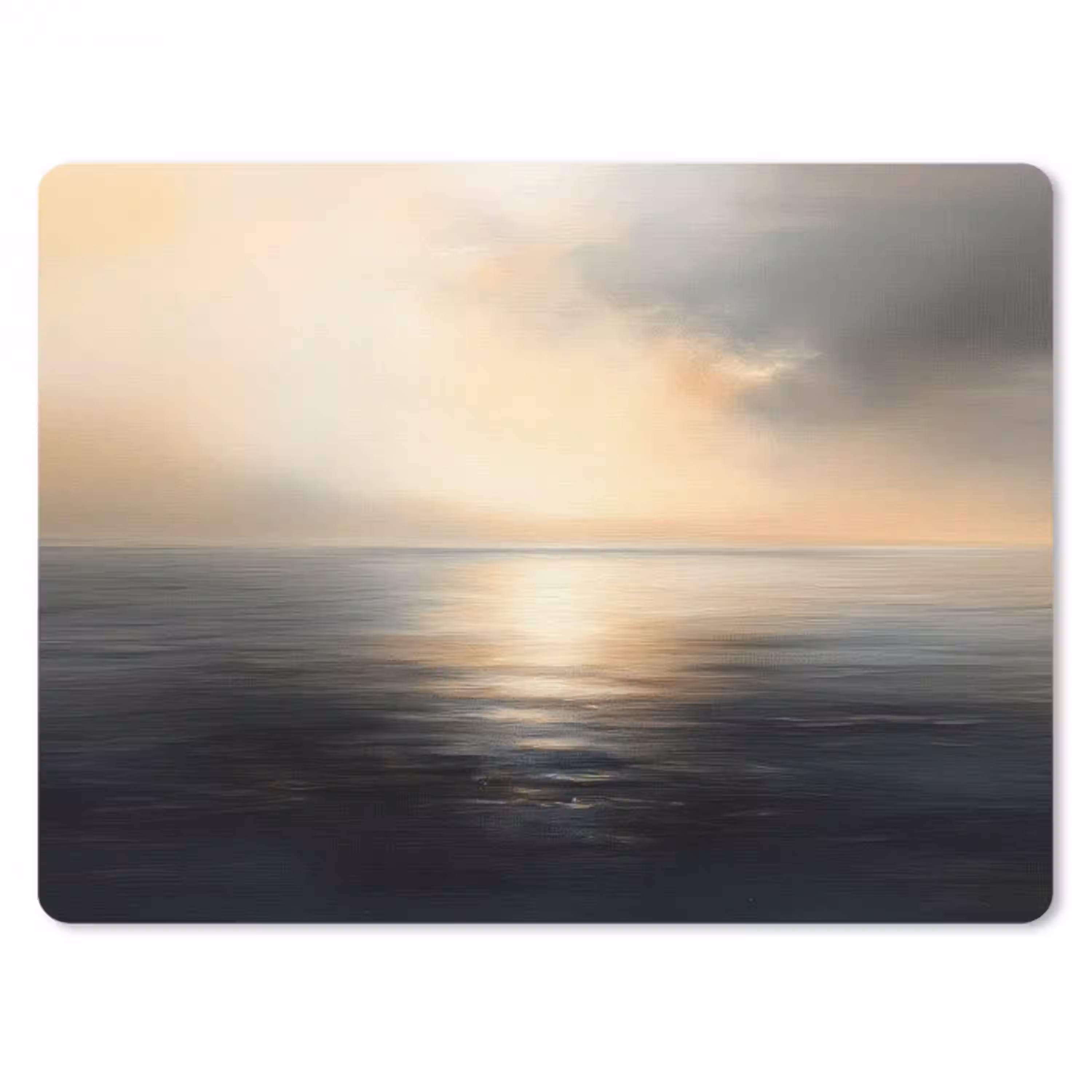 Zon - Horizon - Zee muismat rubber klein -3d