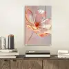 Glazen - Bloem - Roze plexiglas 5mm klein -sfeer1