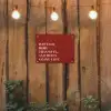 Rood - Quote - Liefde tuinposter los doek klein -sfeer1
