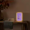 Disco - Eend - Paars Light Box met kabel (Tafellamp) klein -sfeer4