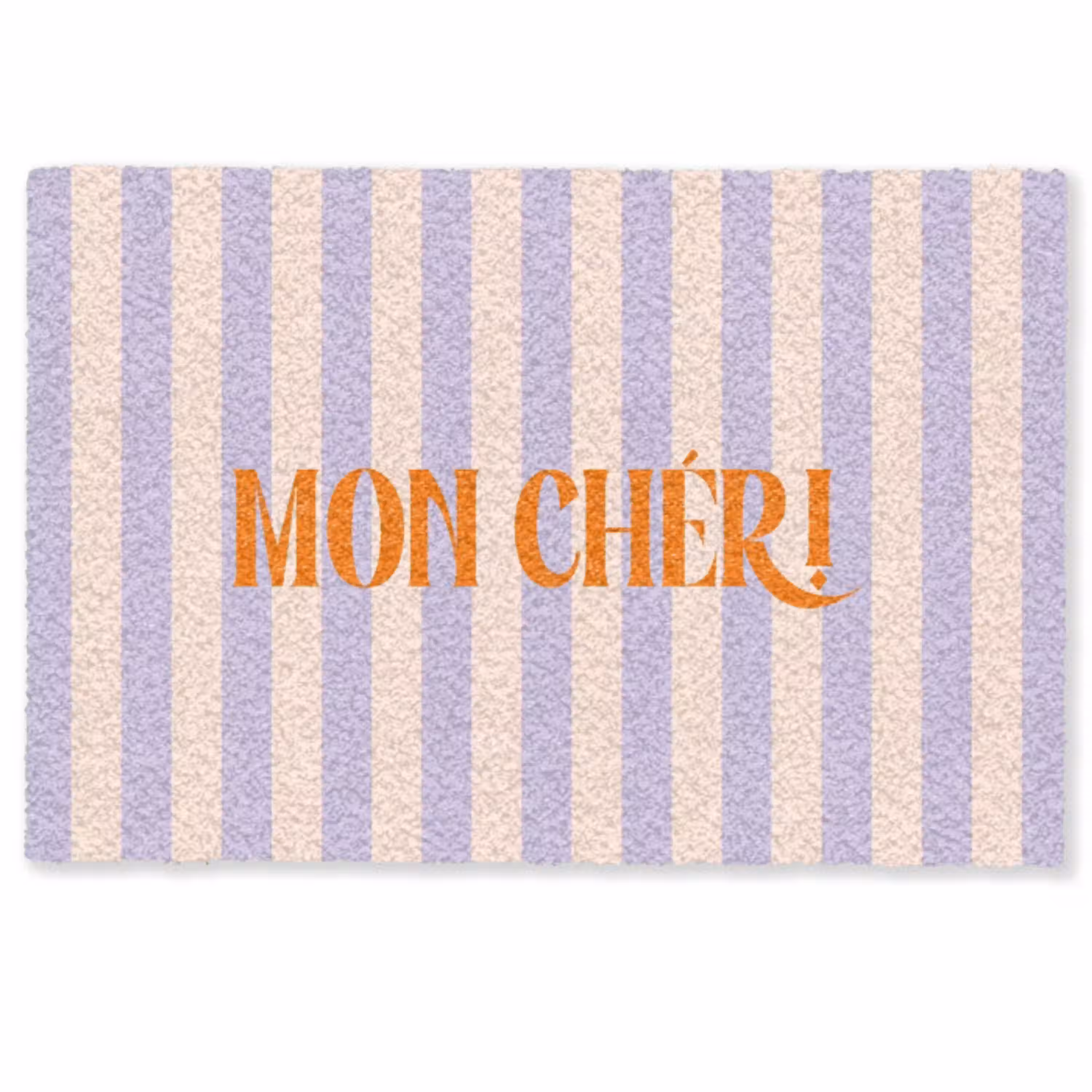 Lila - Oranje - Strepen - Mon Chéri Deurmat klein -zkaufland3d