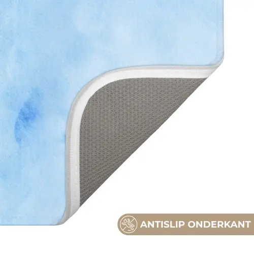Vlinders - Sierlijk - Blauw WCmat klein -USP_AntislipNL