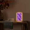 Paars - Bliksem - Wolken Light Box met kabel (Tafellamp) klein 925 -sfeer4
