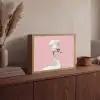 Zwaan - Koksmuts - Mooi - Klassiek Light Box met batterij (Wandlamp) middel -sfeer2
