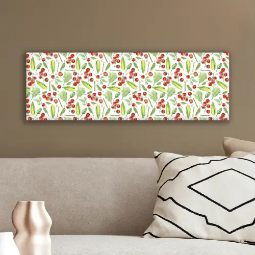 Groente - Tomaat - Maïs - Sla canvas 2cm klein 828 -sfeer3