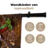Specerijen - Kruiden - Lepels - Zout - Bruin - Keuken Wandkleed katoen klein -sfeer2