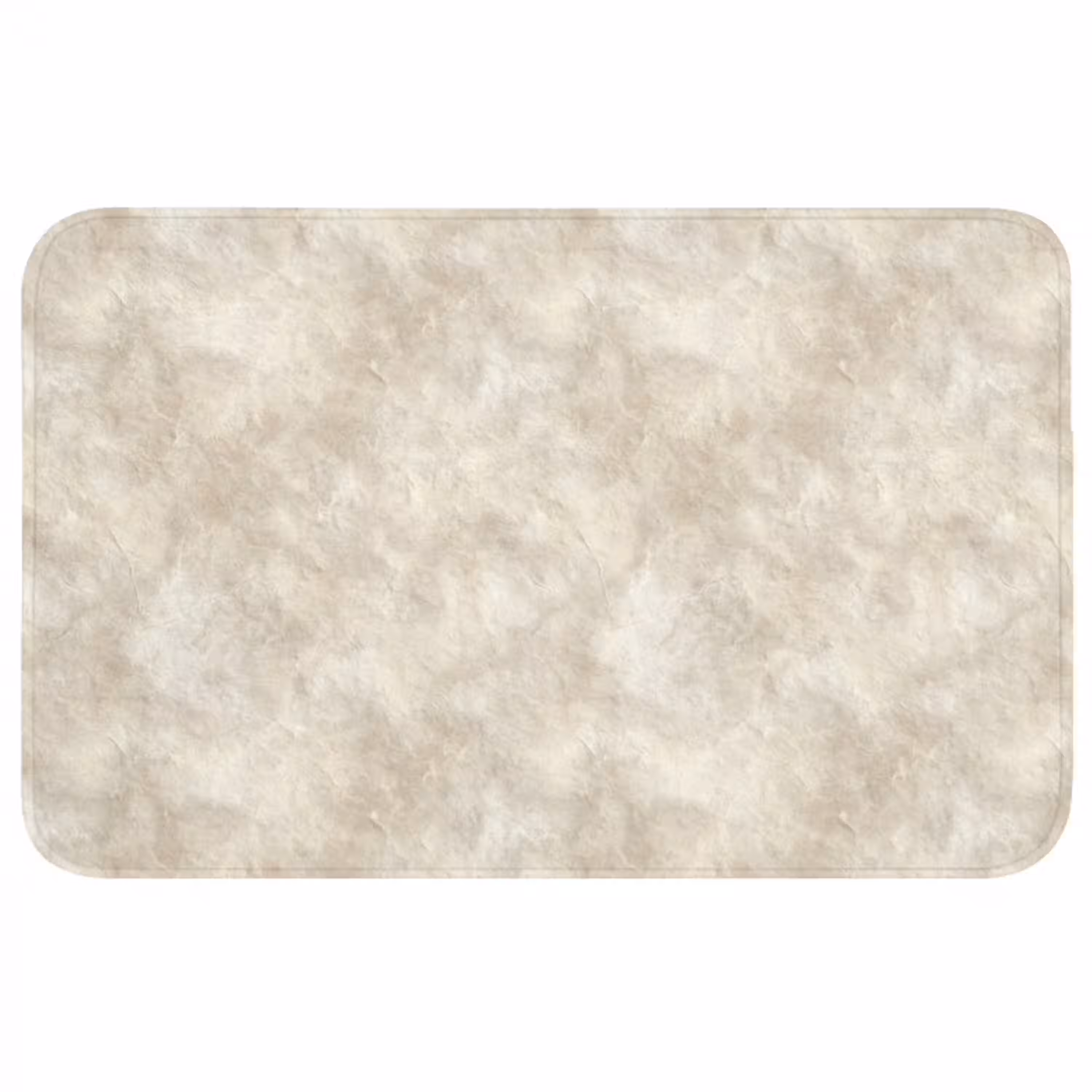 Beige - Reliëfstructuur - Natuursteen WCmat middel 1009 -3d