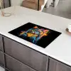 Kat - Graffiti - Kleurrijk - Wafel - Eten Inductie beschermer vinyl 3mm klein -sfeer8
