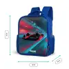 Raceauto - Baan - Neon - Verlichting Kinderrugzak - Blauw middel -productfoto_formaten