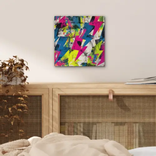 Bliksemschichten - Patroon - Marmer - Kleuren aluminium wit klein -sfeer3